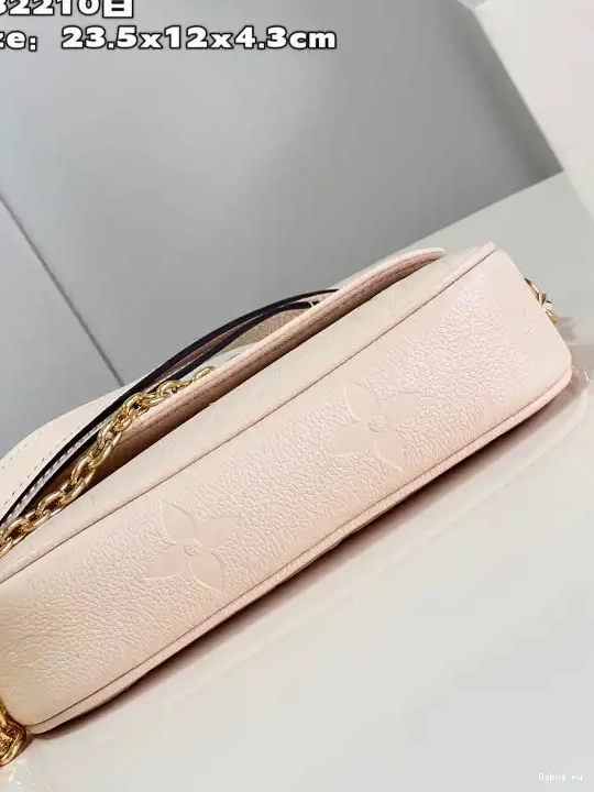 Ivy-23.5*12*4.3cm VUITTON on Chain Wallet LOUIS 0616